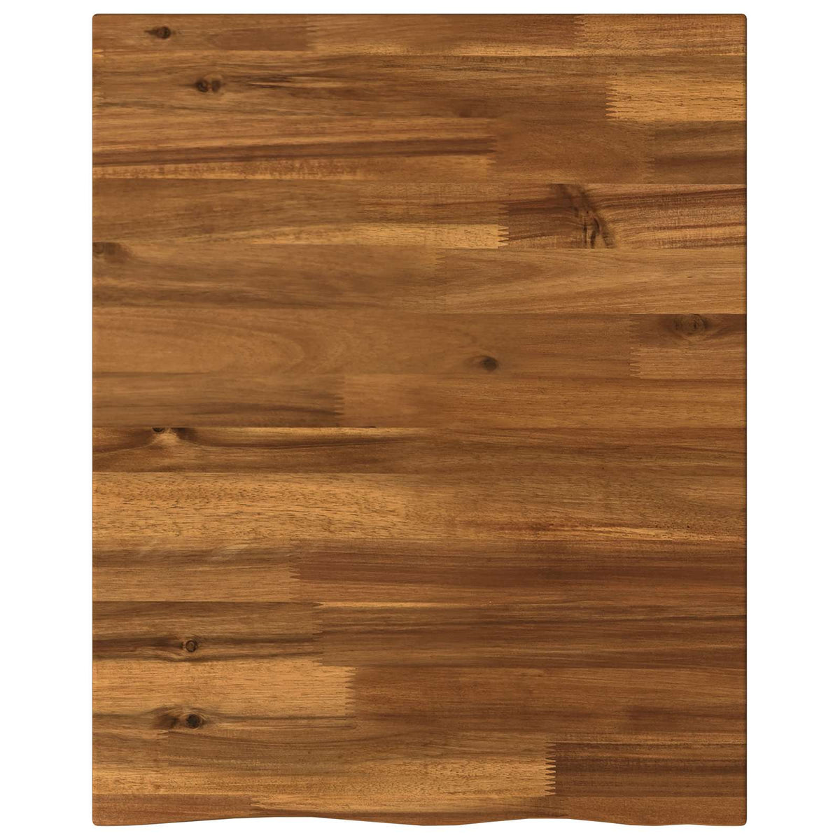 Live Edge Table Top 30 x 30 x 3.5 cm Square Solid Acacia Wood