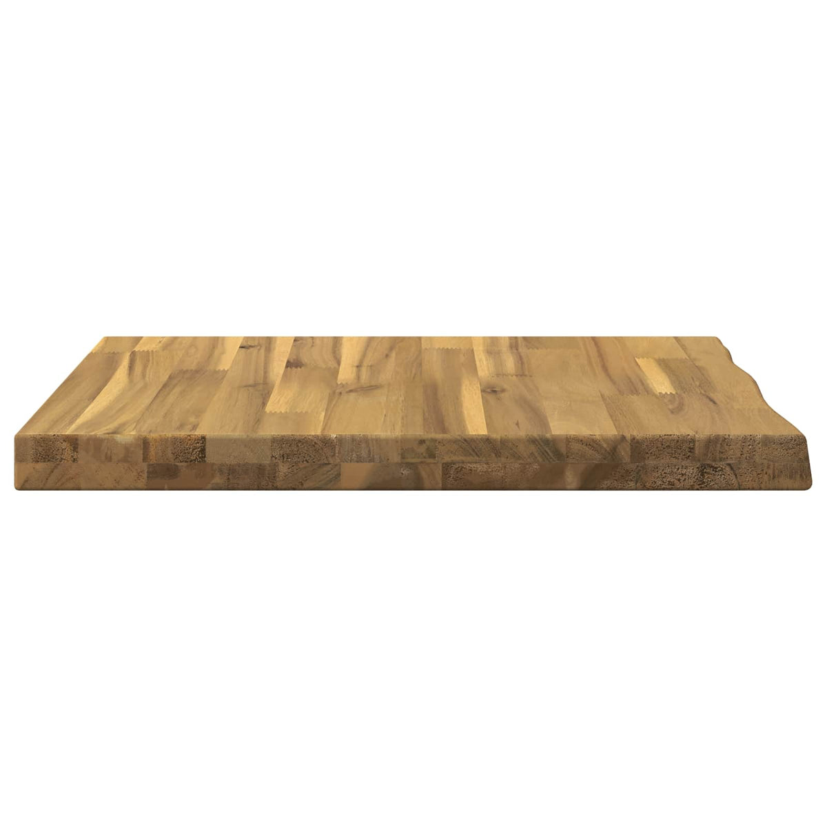 Live Edge Table Top 30 x 30 x 3.5 cm Square Solid Acacia Wood
