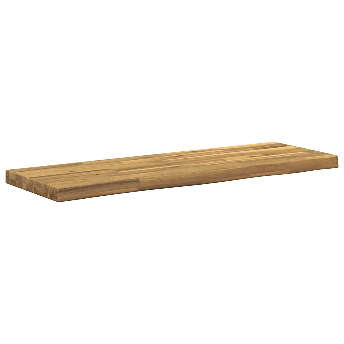 Live Edge Table Top 80 x 30 x 3.5 cm Rectangular White