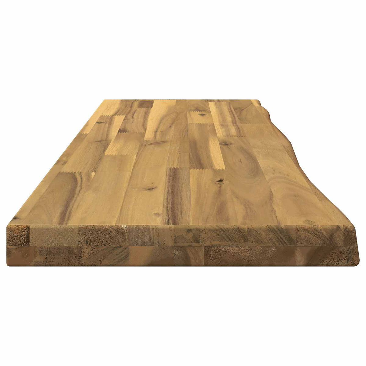 Live Edge Table Top 90 x 30 x 3.5 cm Rectangular White