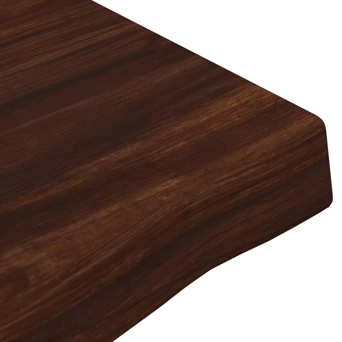Live Edge Table Top 110 x 30 x 3.5 cm Rectangular Dark Brown