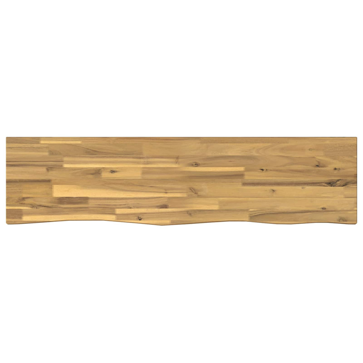 Live Edge Table Top 130 x 30 x 3.5 cm Rectangular White