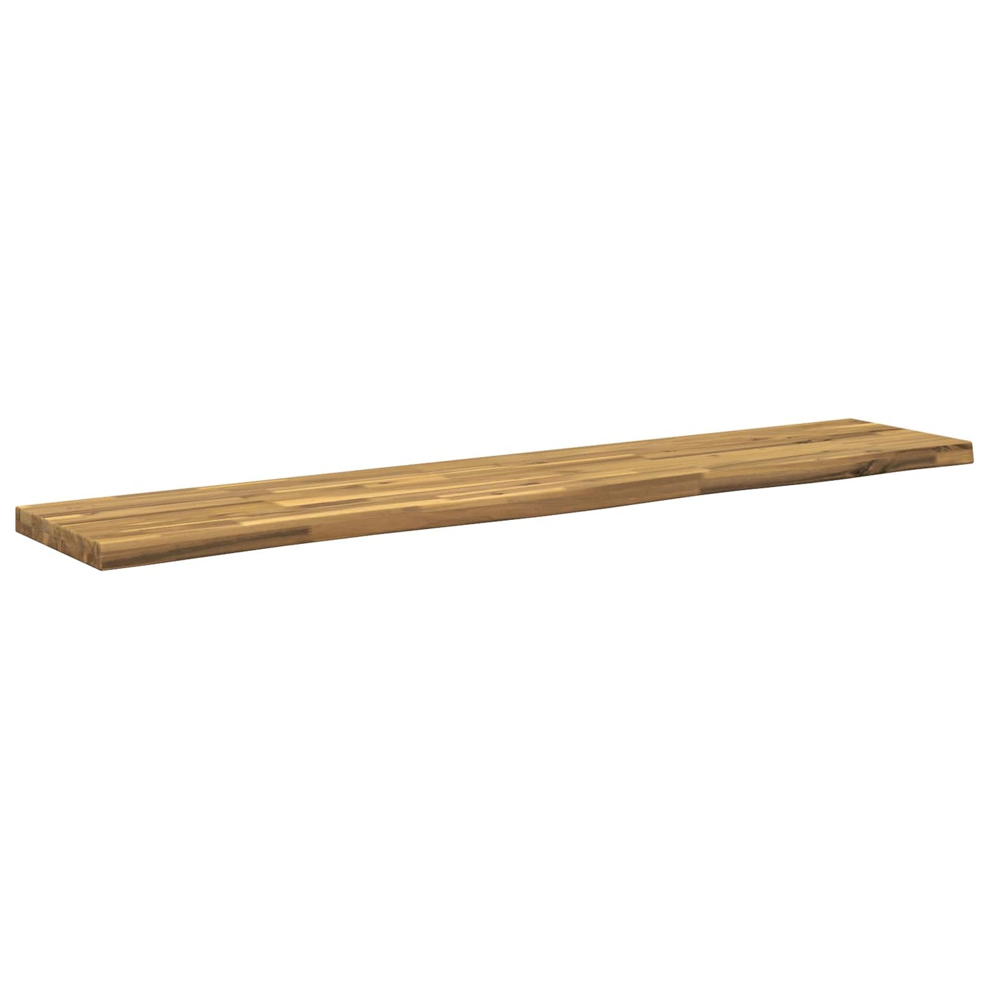 Live Edge Table Top 140 x 30 x 3.5 cm Rectangular White