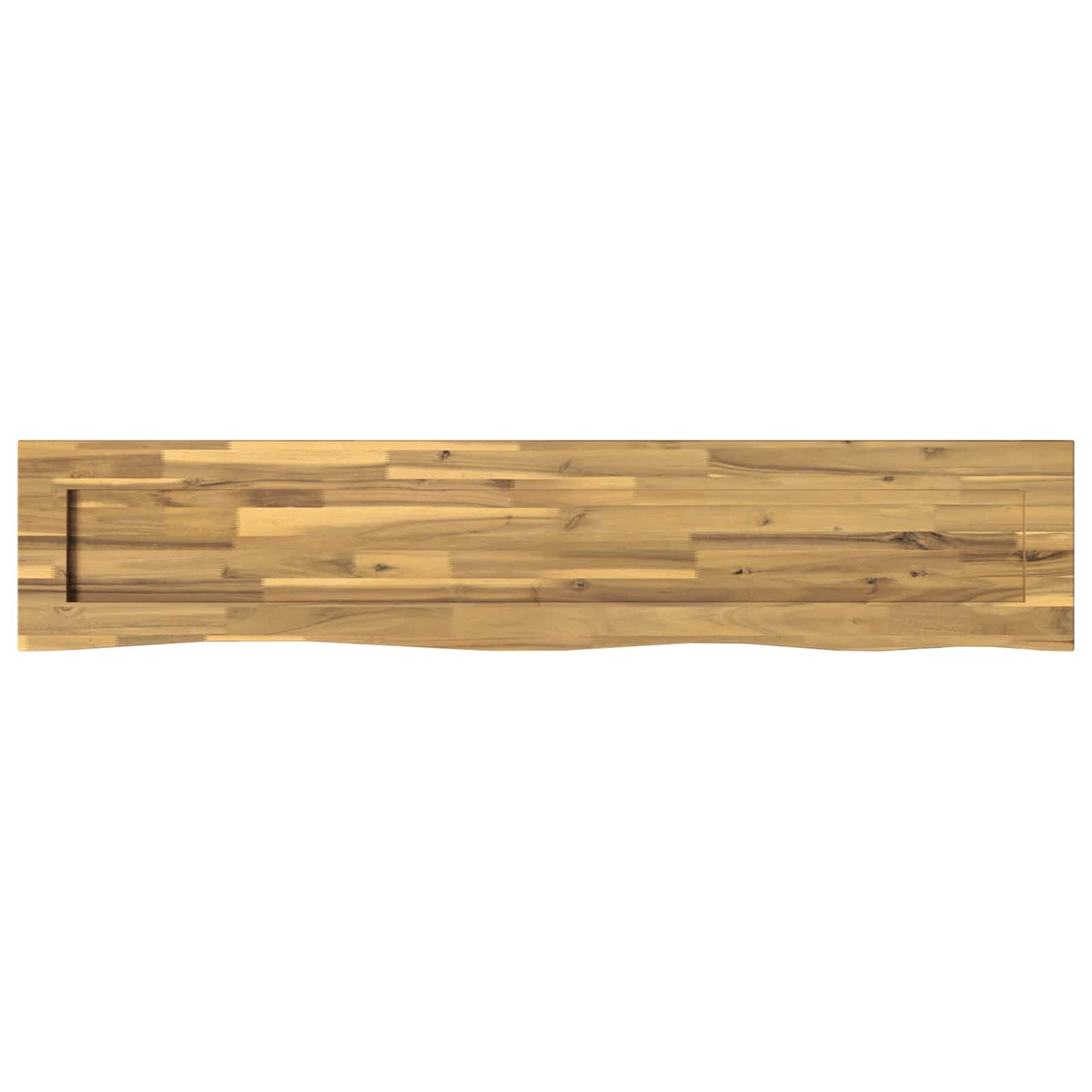 Live Edge Table Top 140 x 30 x 3.5 cm Rectangular White