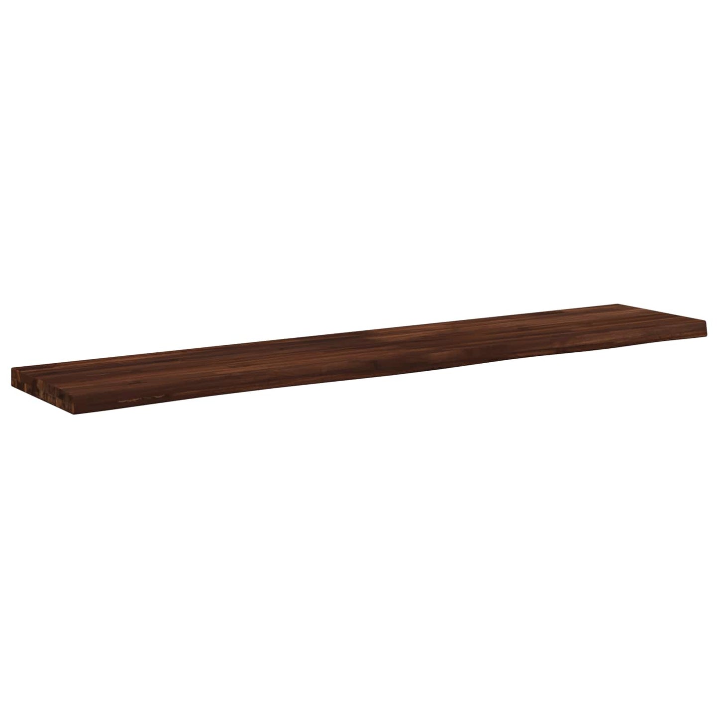 Live Edge Table Top 150 x 30 x 3.5 cm Rectangular Dark Brown