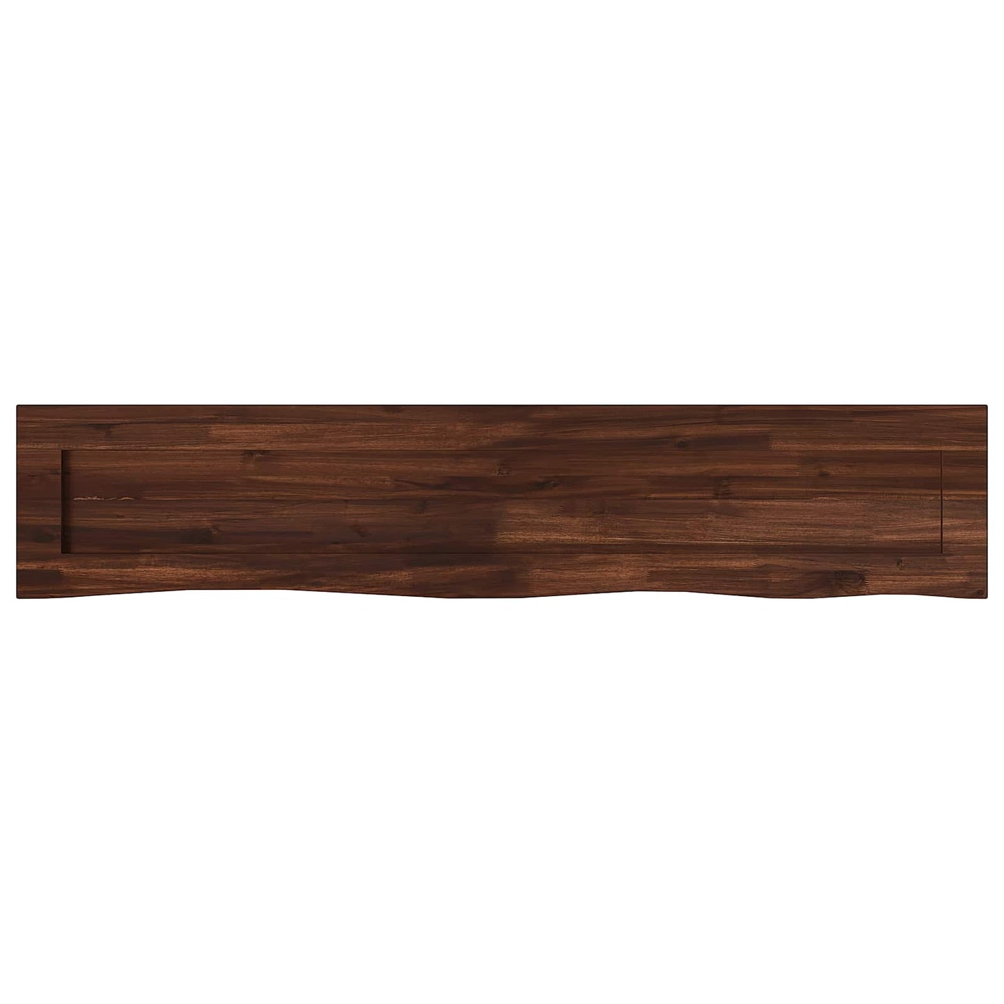 Live Edge Table Top 150 x 30 x 3.5 cm Rectangular Dark Brown