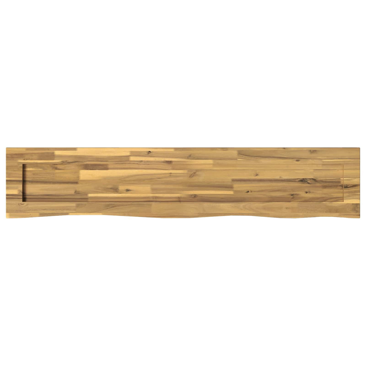Live Edge Table Top 150 x 30 x 3.5 cm Rectangular White
