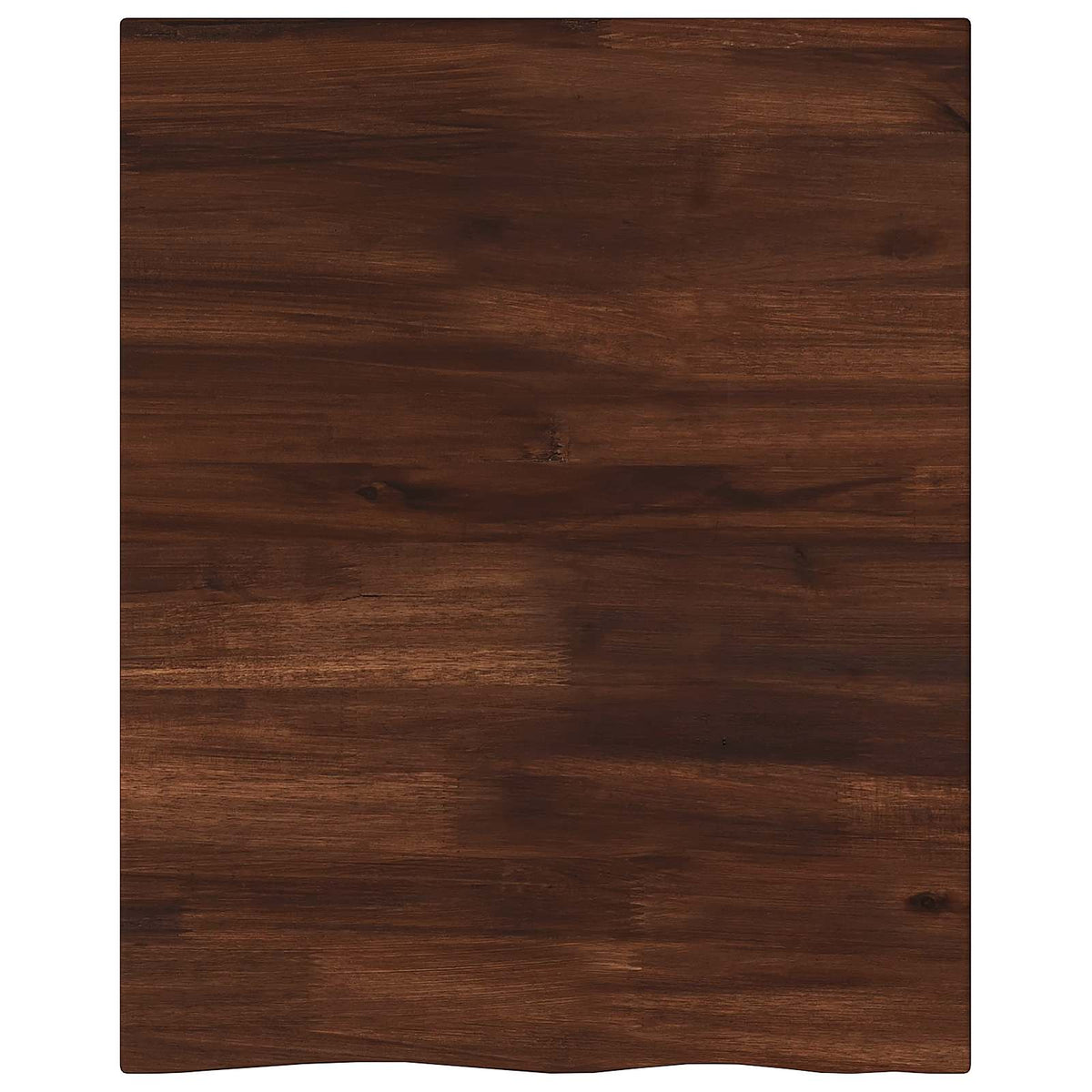 Live Edge Table Top 40 x 40 x 3.5 cm Square Solid Acacia Wood