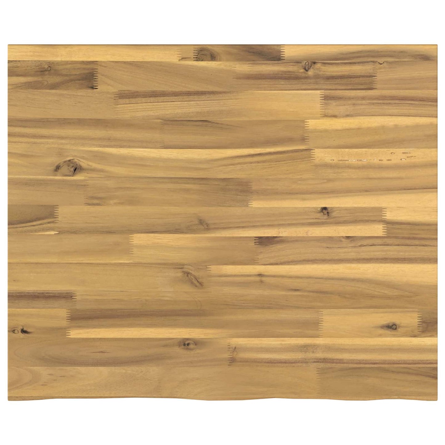 Live Edge Table Top 90 x 40 x 3.5 cm Rectangular White