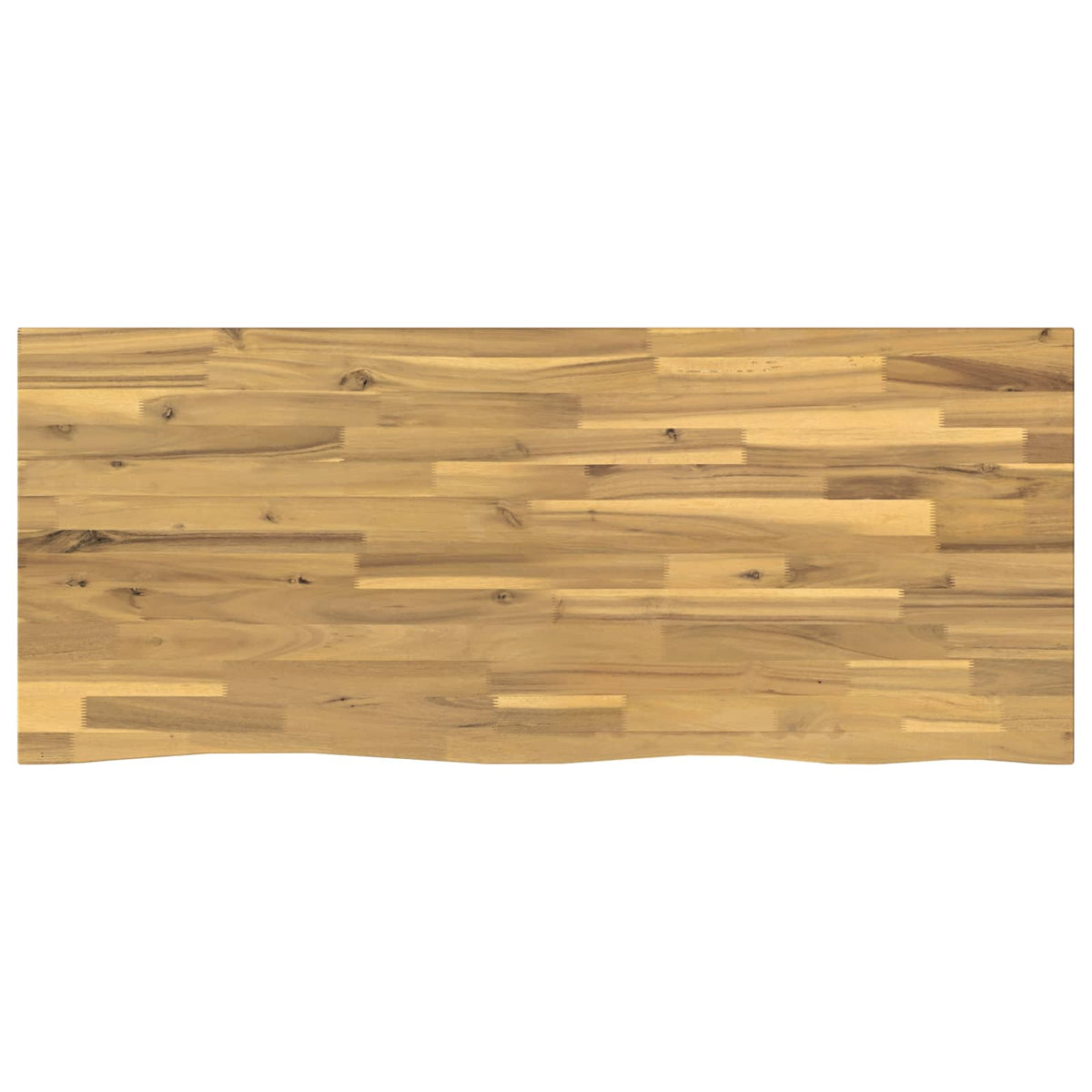 Live Edge Table Top 110 x 40 x 3.5 cm Rectangular White