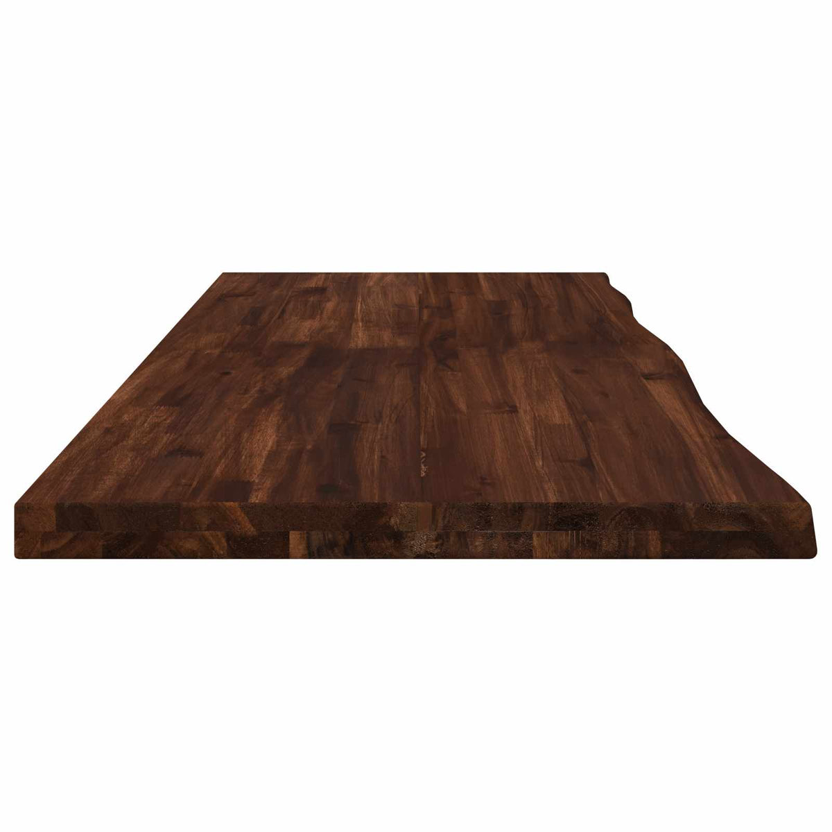 Live Edge Table Top 150 x 40 x 3.5 cm Rectangular Dark Brown