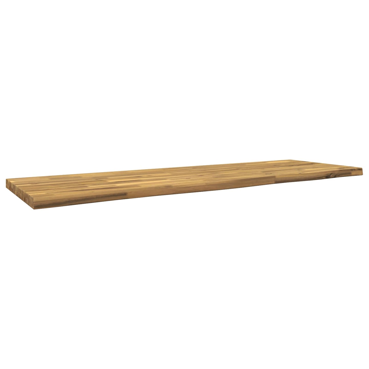 Live Edge Table Top 160 x 40 x 3.5 cm Rectangular White