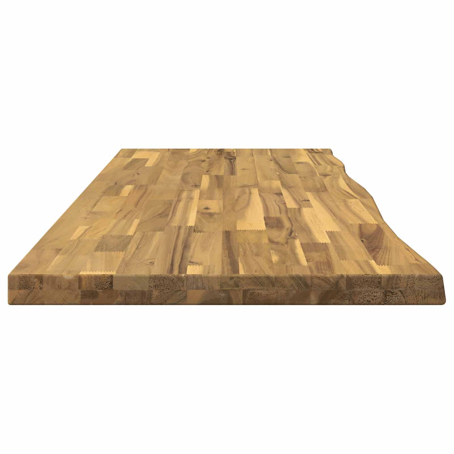 Live Edge Table Top 160 x 40 x 3.5 cm Rectangular White