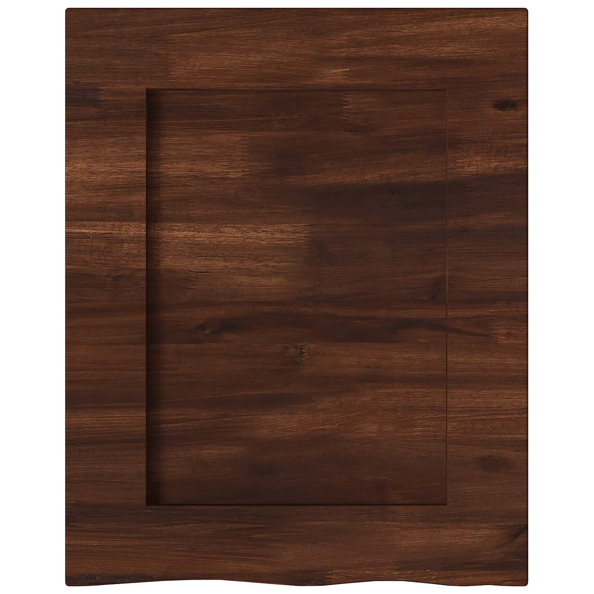 Live Edge Table Top 50 x 50 x 3.5 cm Square Solid Acacia Wood