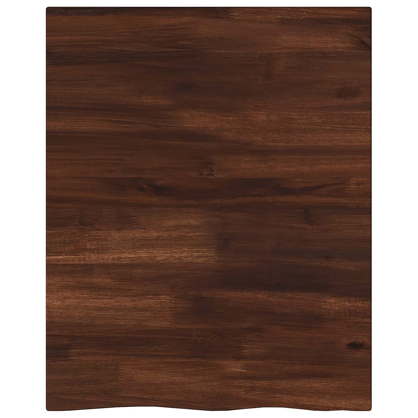 Live Edge Table Top 50 x 50 x 3.5 cm Square Solid Acacia Wood