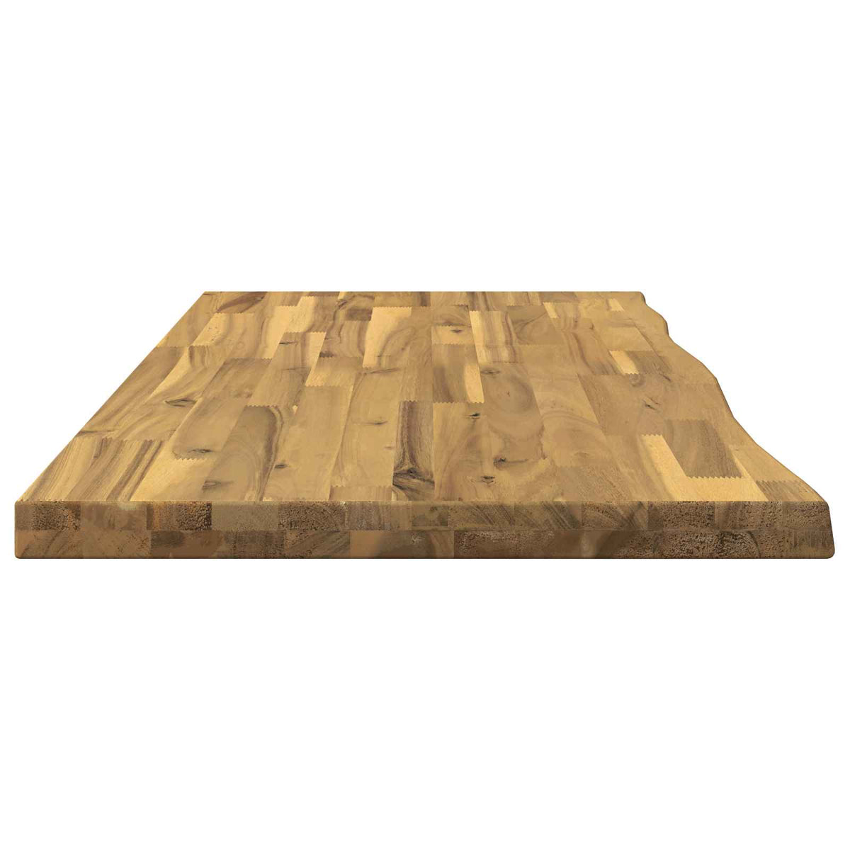Live Edge Table Top 100 x 50 x 3.5 cm Rectangular White