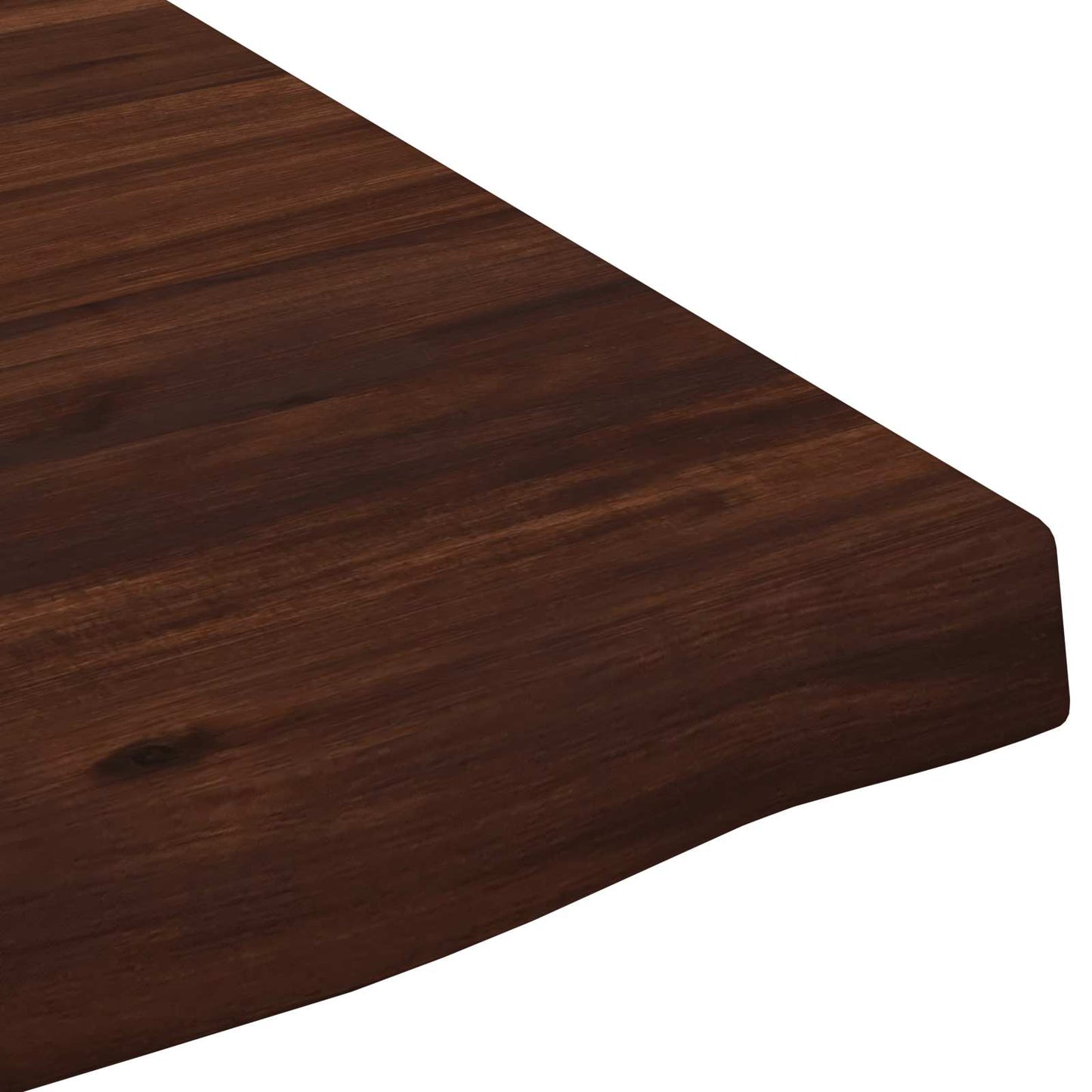 Live Edge Table Top 60 x 60 x 3.5 cm Square Solid Acacia Wood