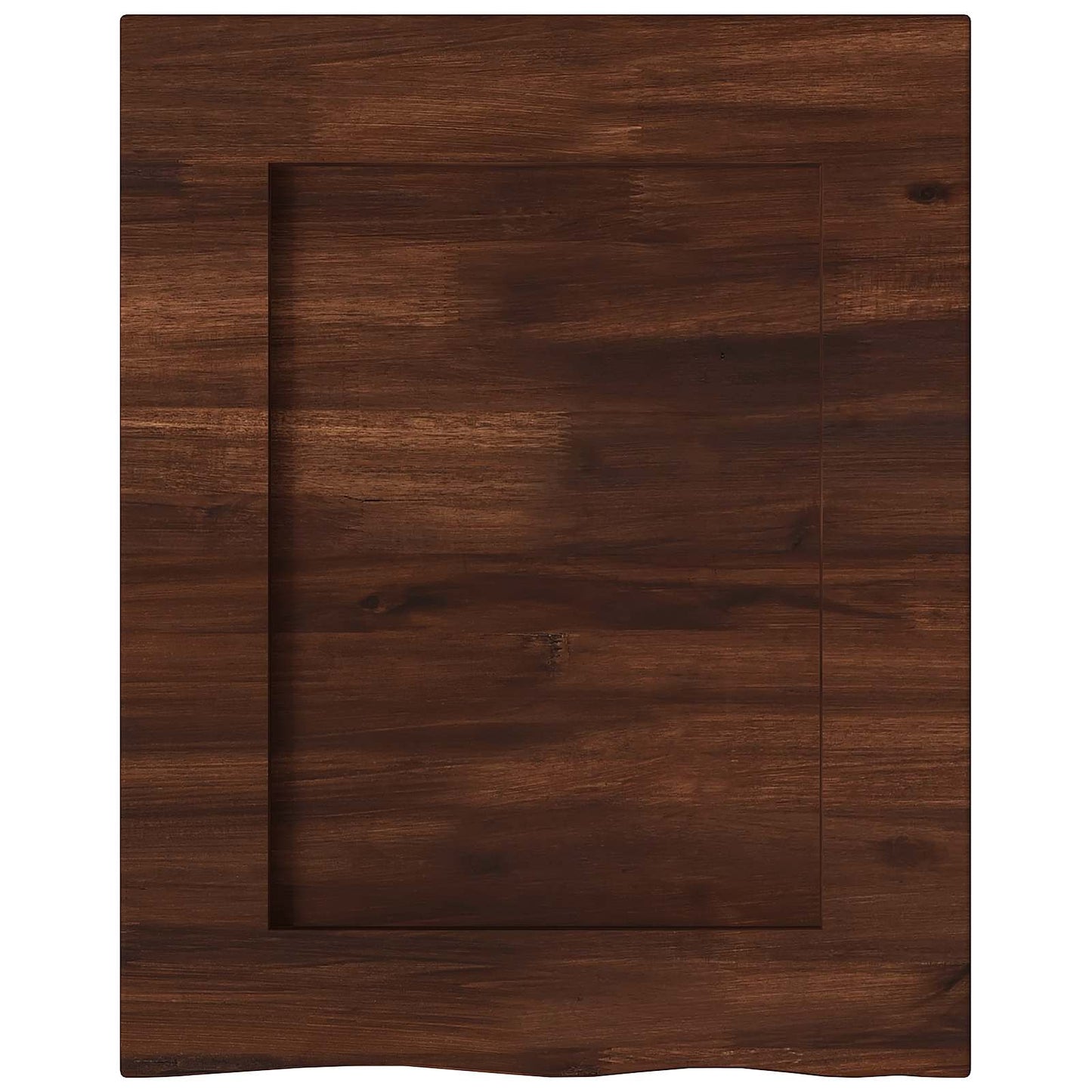 Live Edge Table Top 60 x 60 x 3.5 cm Square Solid Acacia Wood
