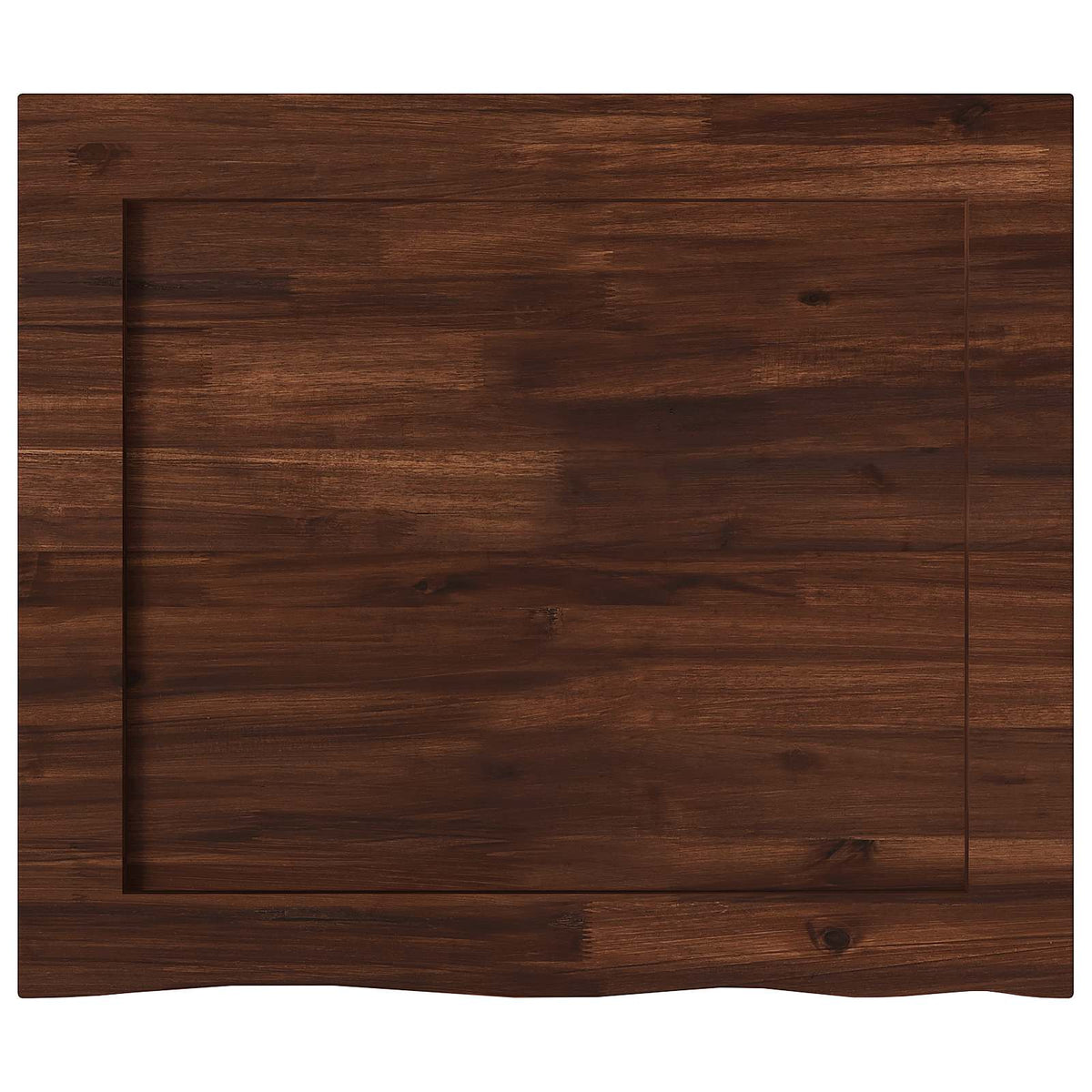 Live Edge Table Top 70 x 60 x 3.2 cm Rectangular