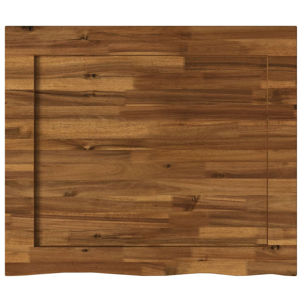 Live Edge Table Top 70 x 60 x 3.2 cm Rectangular