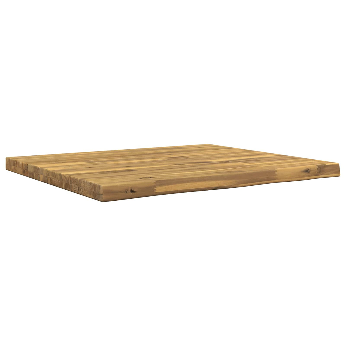 Live Edge Table Top 70 x 60 x 3.2 cm Rectangular