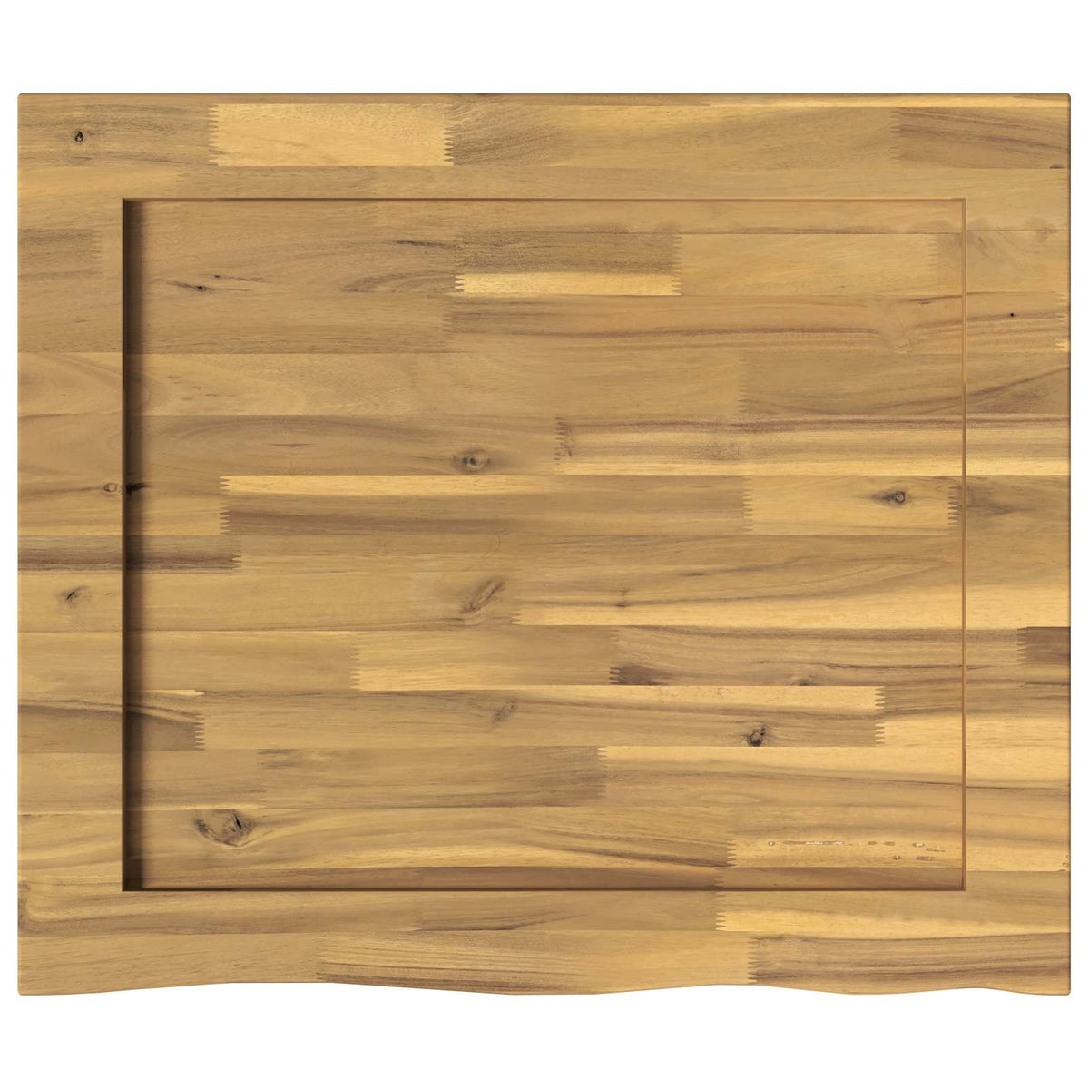 Live Edge Table Top 70 x 60 x 3.2 cm Rectangular