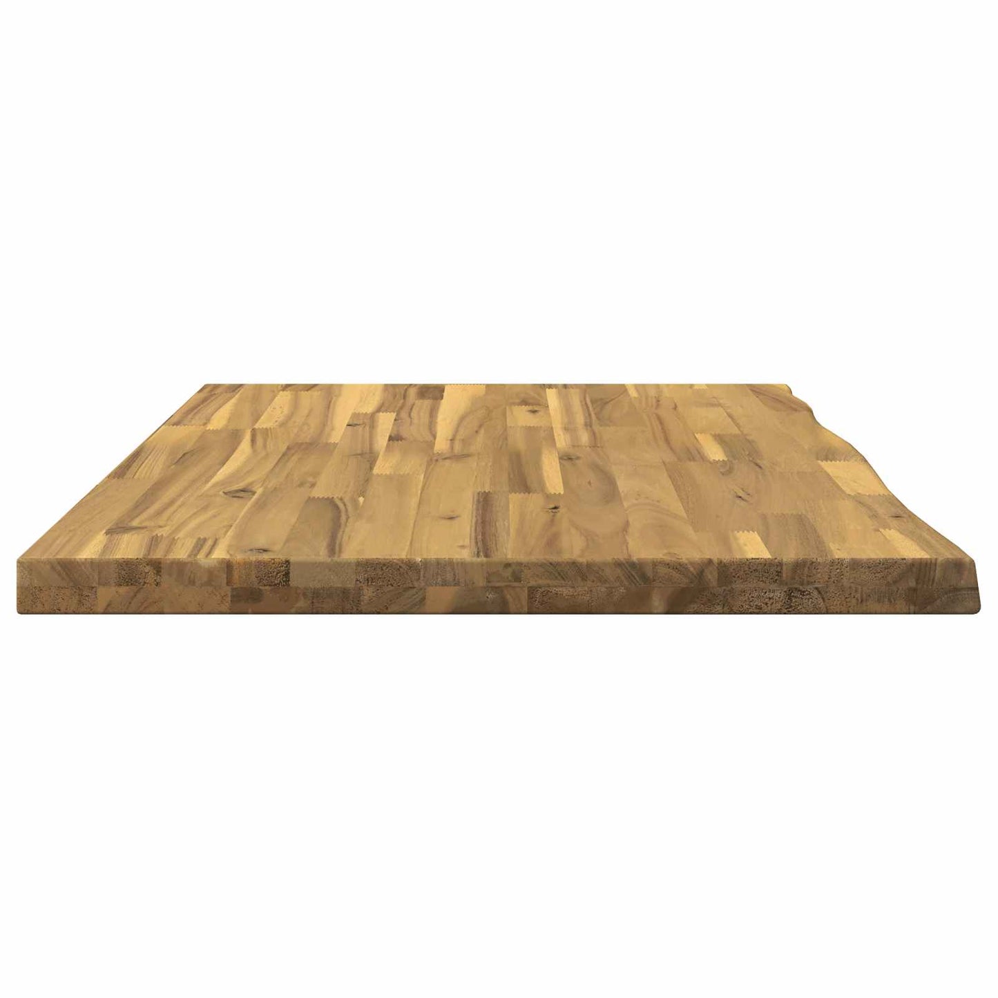 Live Edge Table Top 100 x 60 x 3.5 cm Rectangular White