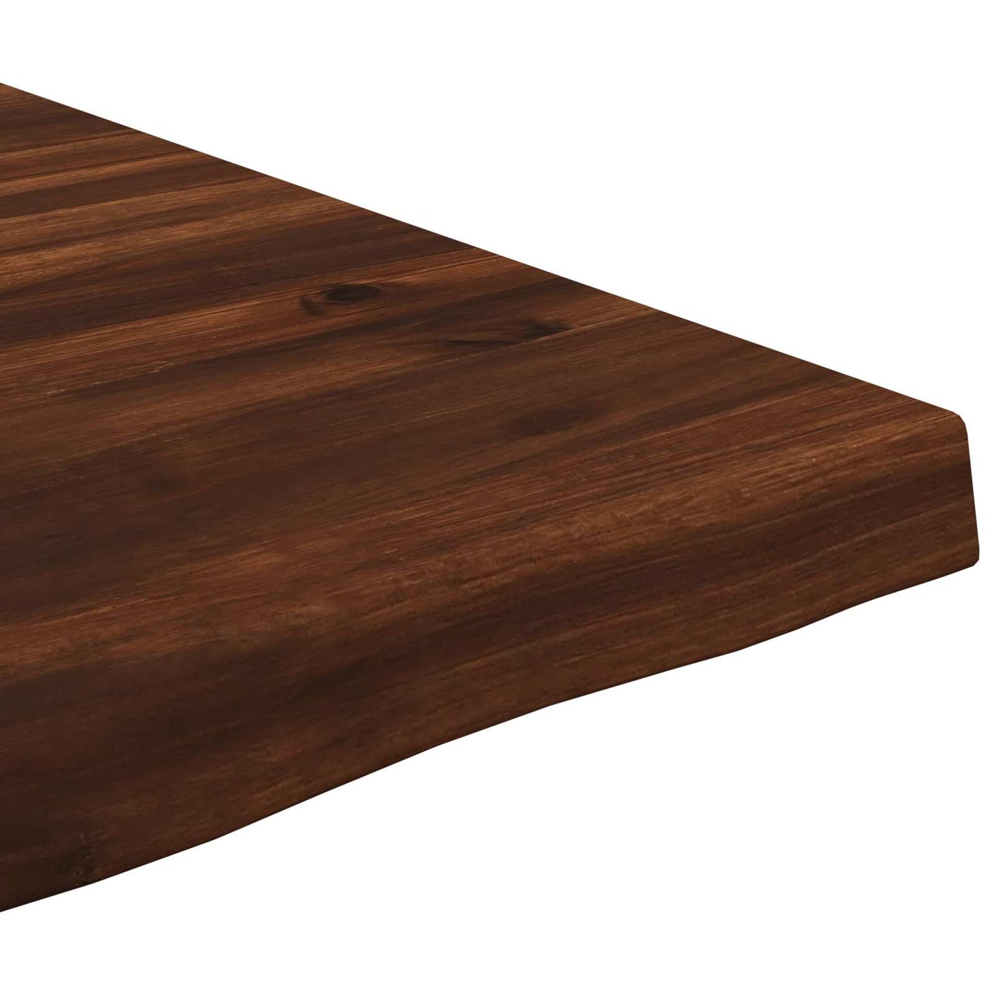 Live Edge Table Top 40 x 40 x 3.5 cm Square Solid Acacia Wood