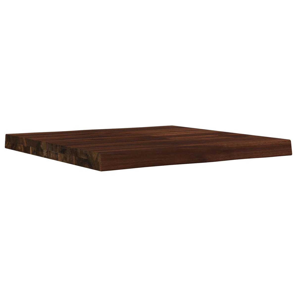 Live Edge Table Top 40 x 40 x 3.5 cm Square Solid Acacia Wood
