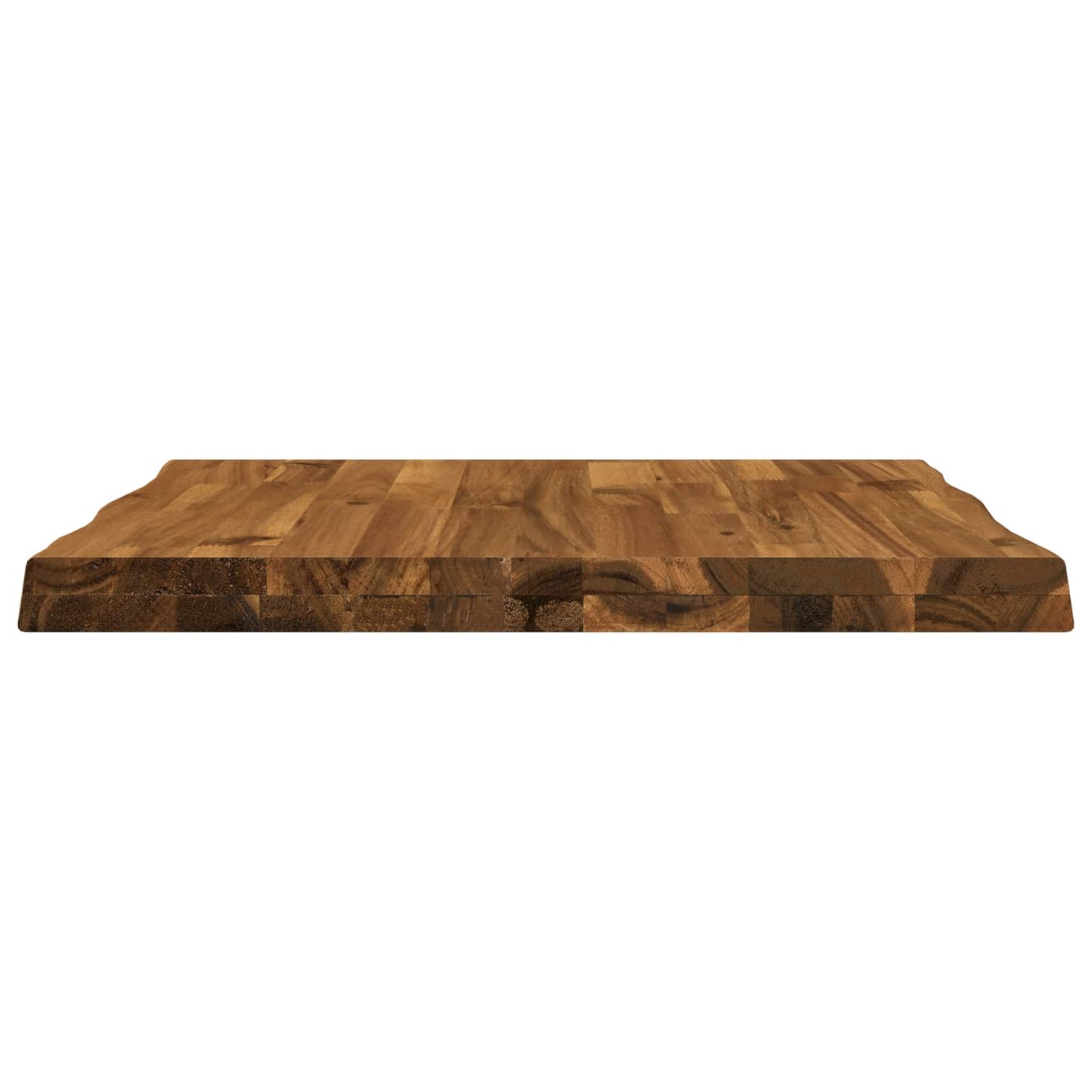Live Edge Table Top 40 x 40 x 3.5 cm Square Solid Acacia Wood