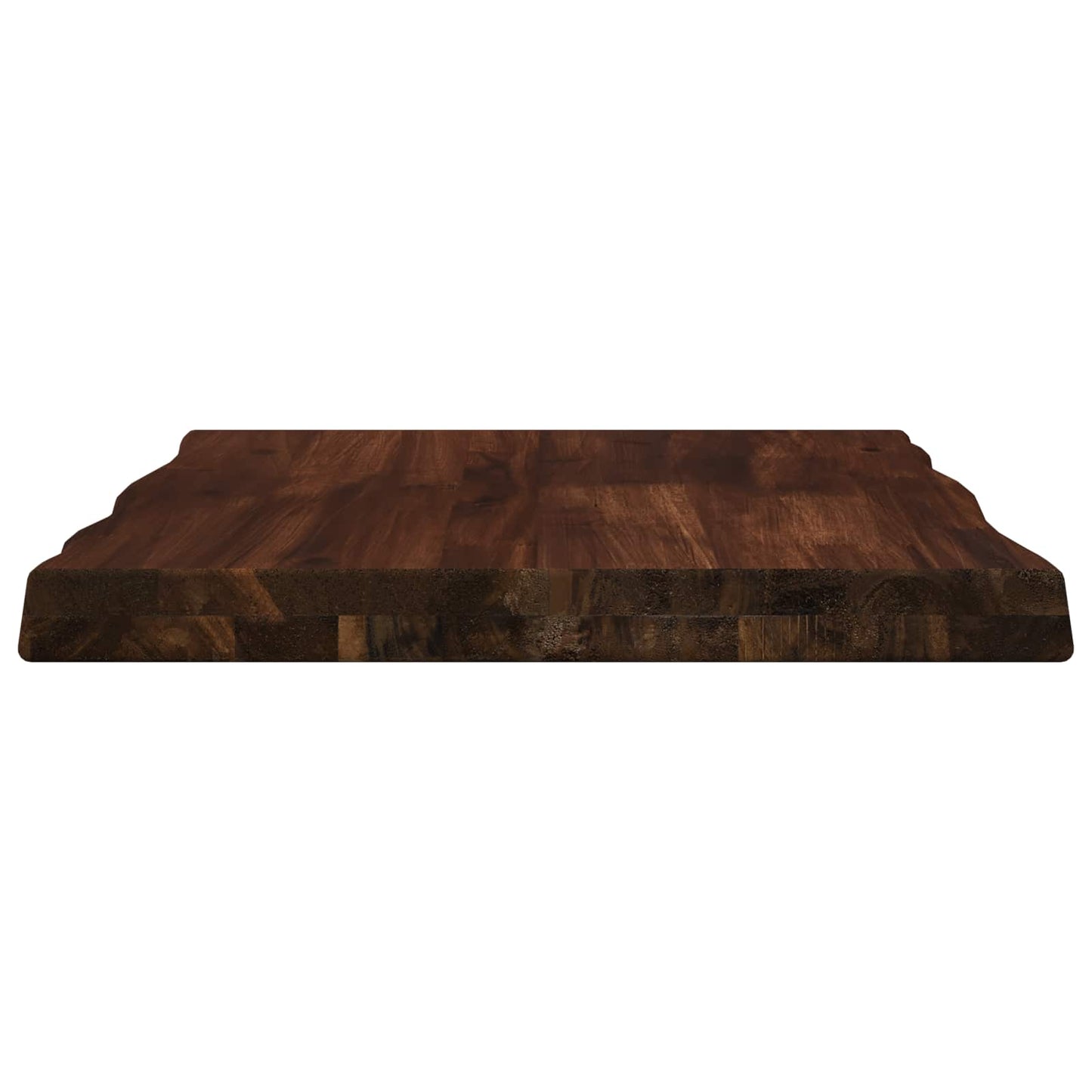 Live Edge Table Top 50 x 40 x 3.5 cm Rectangular Dark Brown