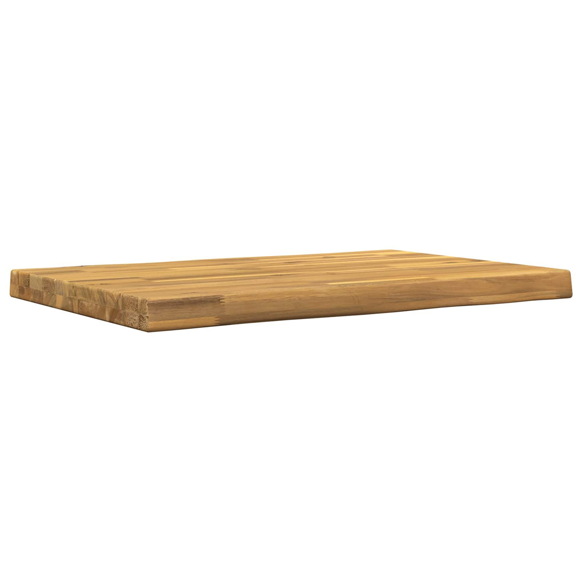 Live Edge Table Top 50 x 40 x 3.5 cm Rectangular White