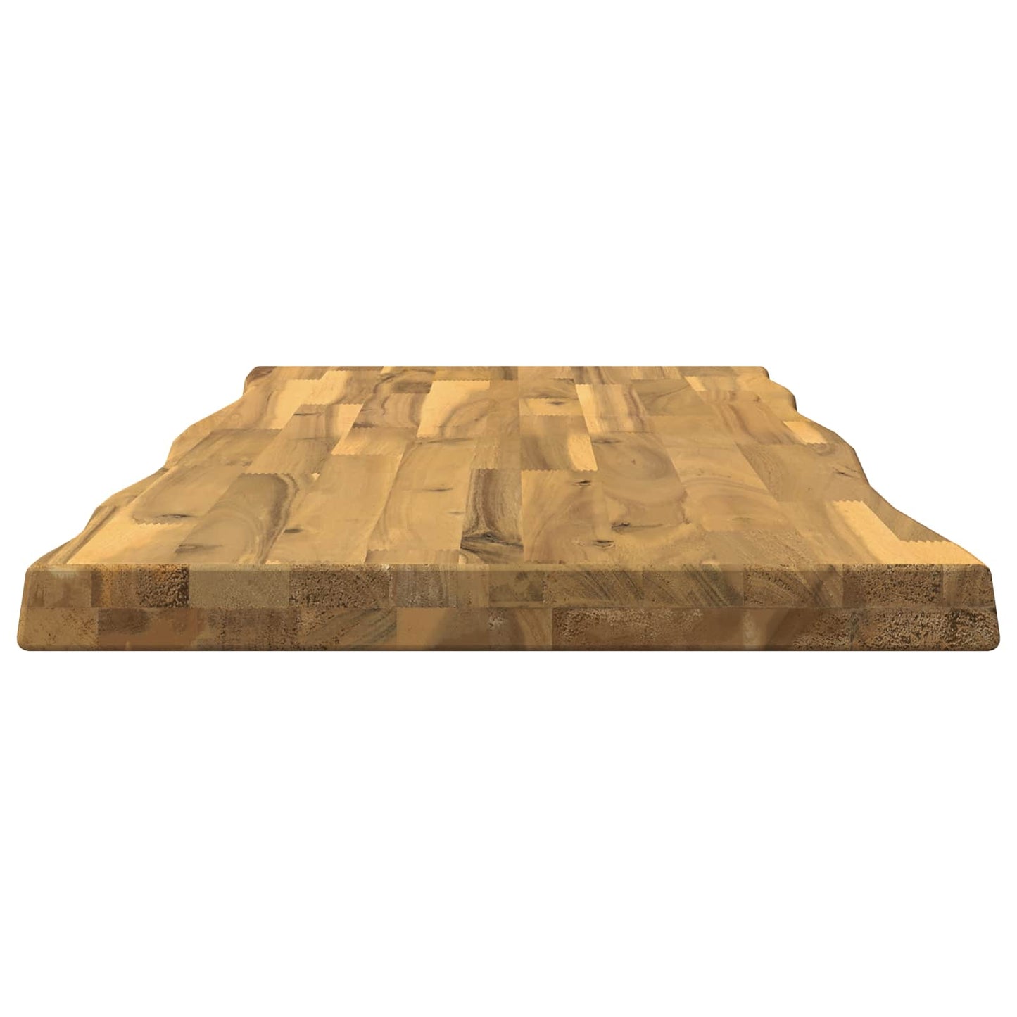 Live Edge Table Top 100 x 40 x 3.5 cm Rectangular White