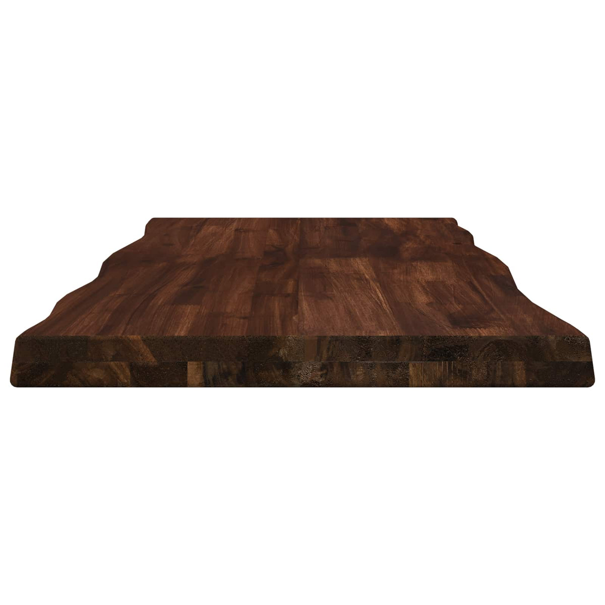 Live Edge Table Top 110 x 40 x 3.5 cm Rectangular Dark Brown