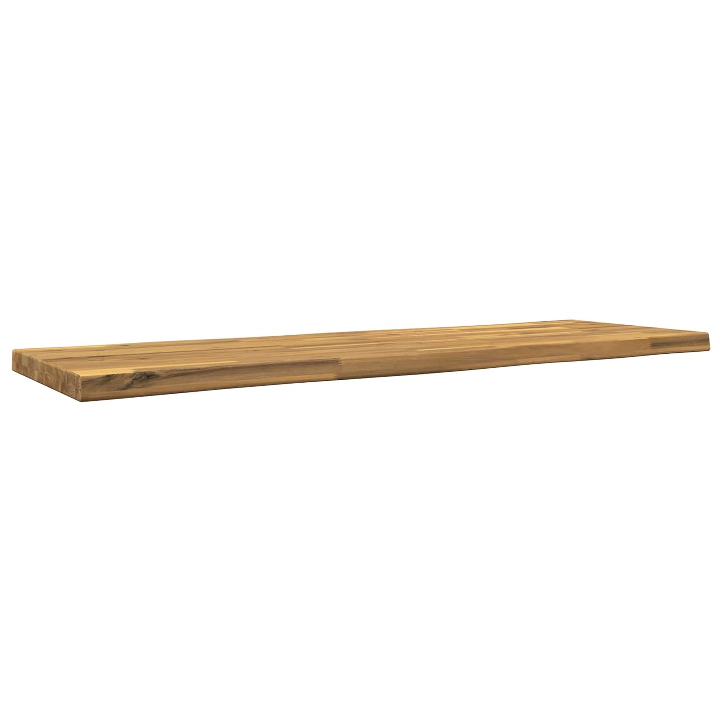 Live Edge Table Top 120 x 40 x 3.5 cm Rectangular White
