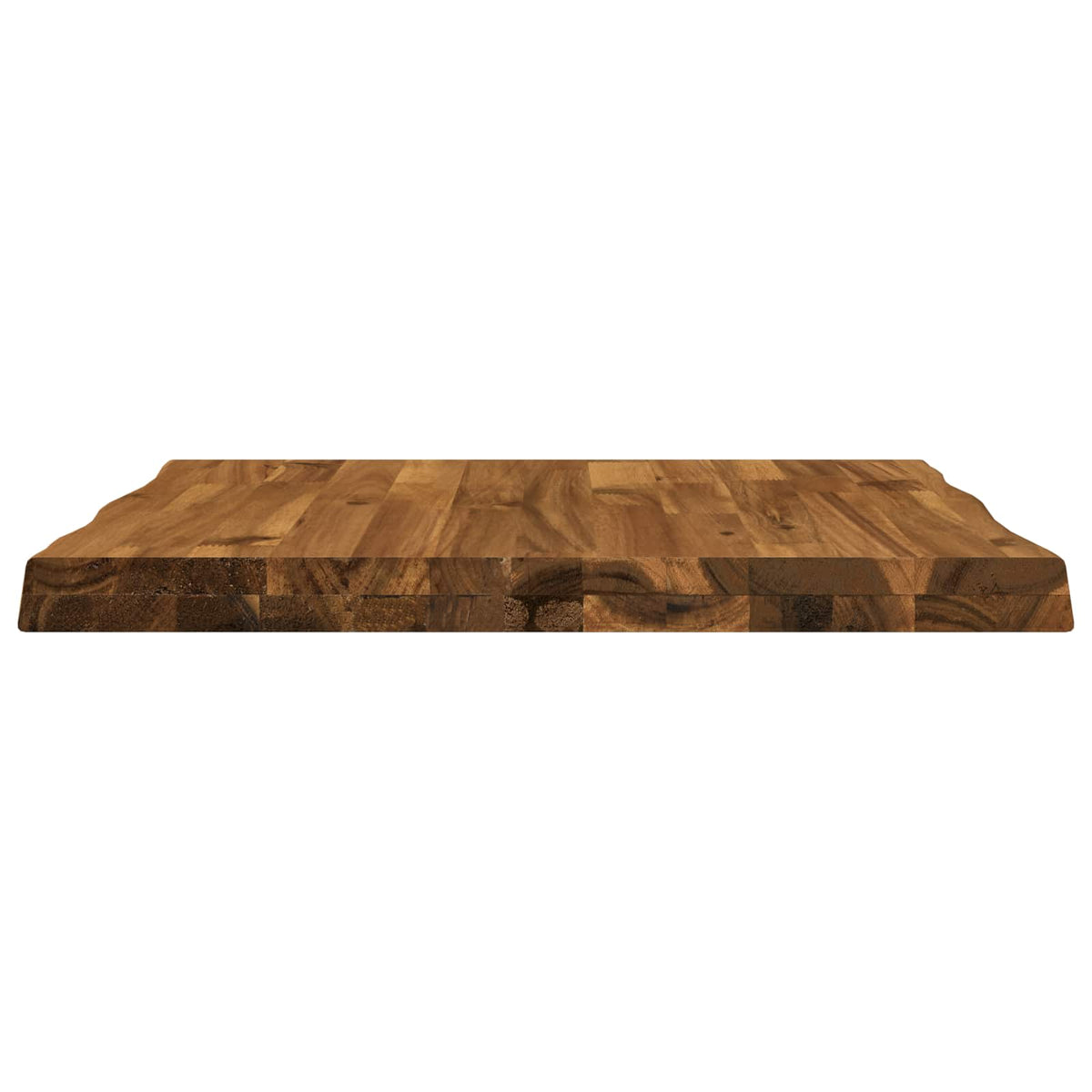 Live Edge Table Top 50 x 50 x 3.5 cm Square Solid Acacia Wood