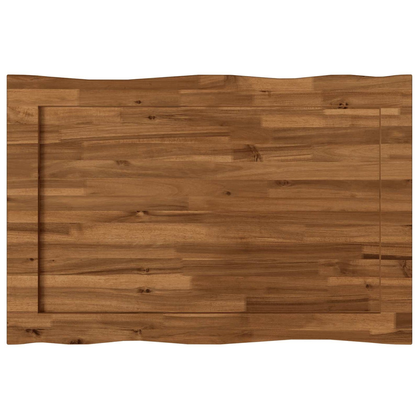 Live Edge Table Top 70 x 60 x 3.5 cm Rectangular Natural
