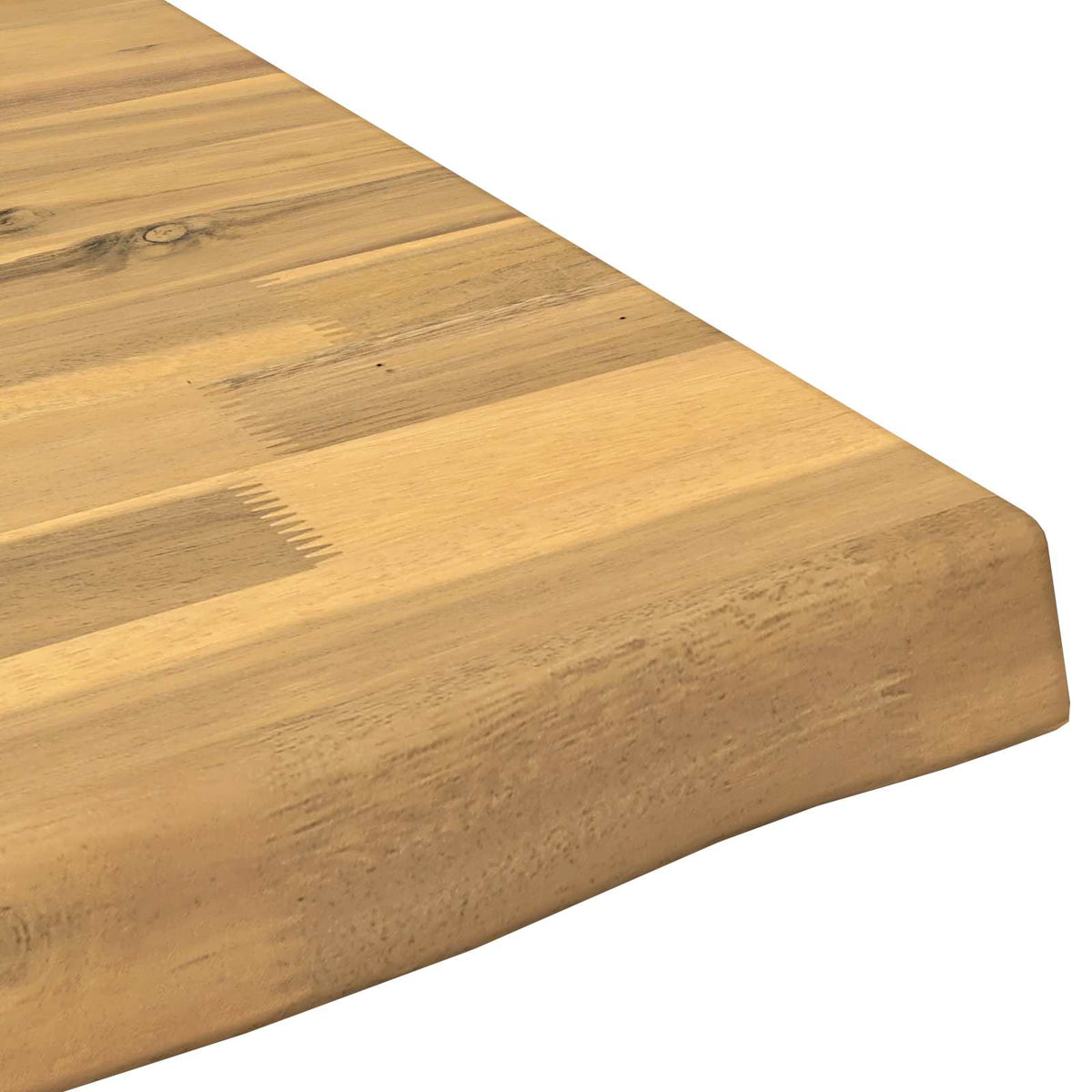 Live Edge Table Top 80 x 60 x 3.2 cm Rectangular