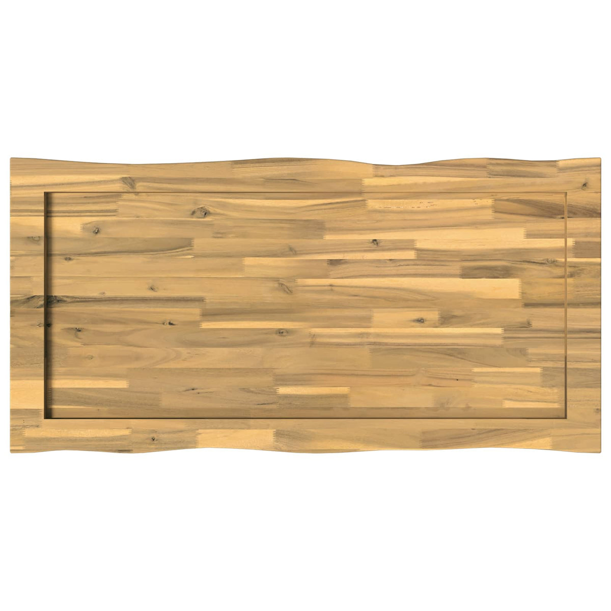 Live Edge Table Top 100 x 60 x 3.2 cm Rectangular