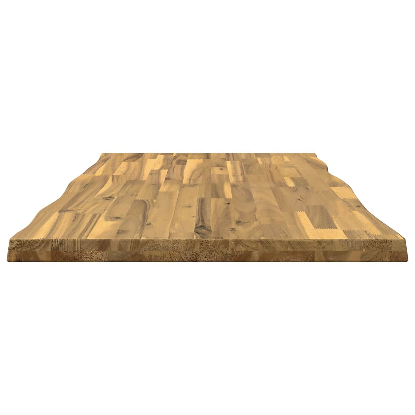 Live Edge Table Top 100 x 60 x 3.5 cm Rectangular White
