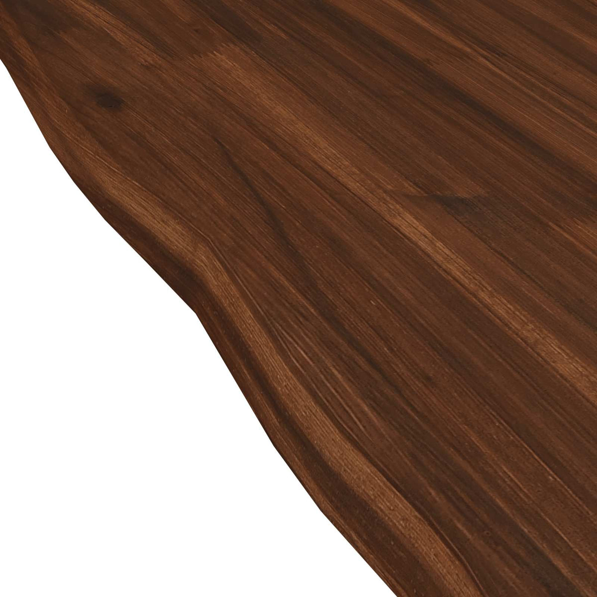 Live Edge Table Top 70 x 70 x 3.2 cm Square Solid Acacia Wood