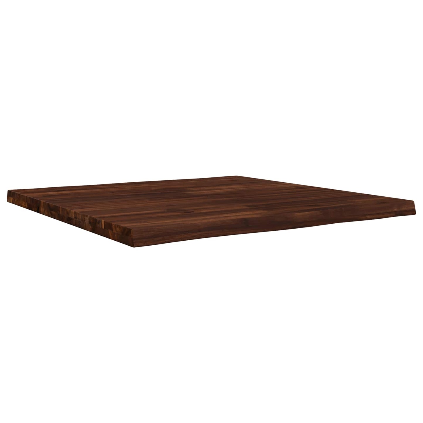 Live Edge Table Top 70 x 70 x 3.5 cm Square Solid Acacia Wood