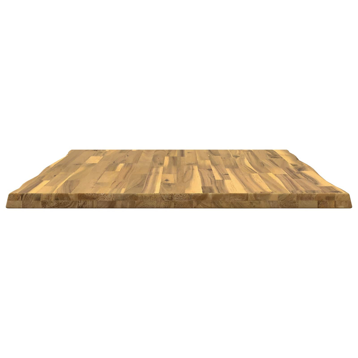 Live Edge Table Top 70 x 70 x 3.2 cm Square Solid Acacia Wood