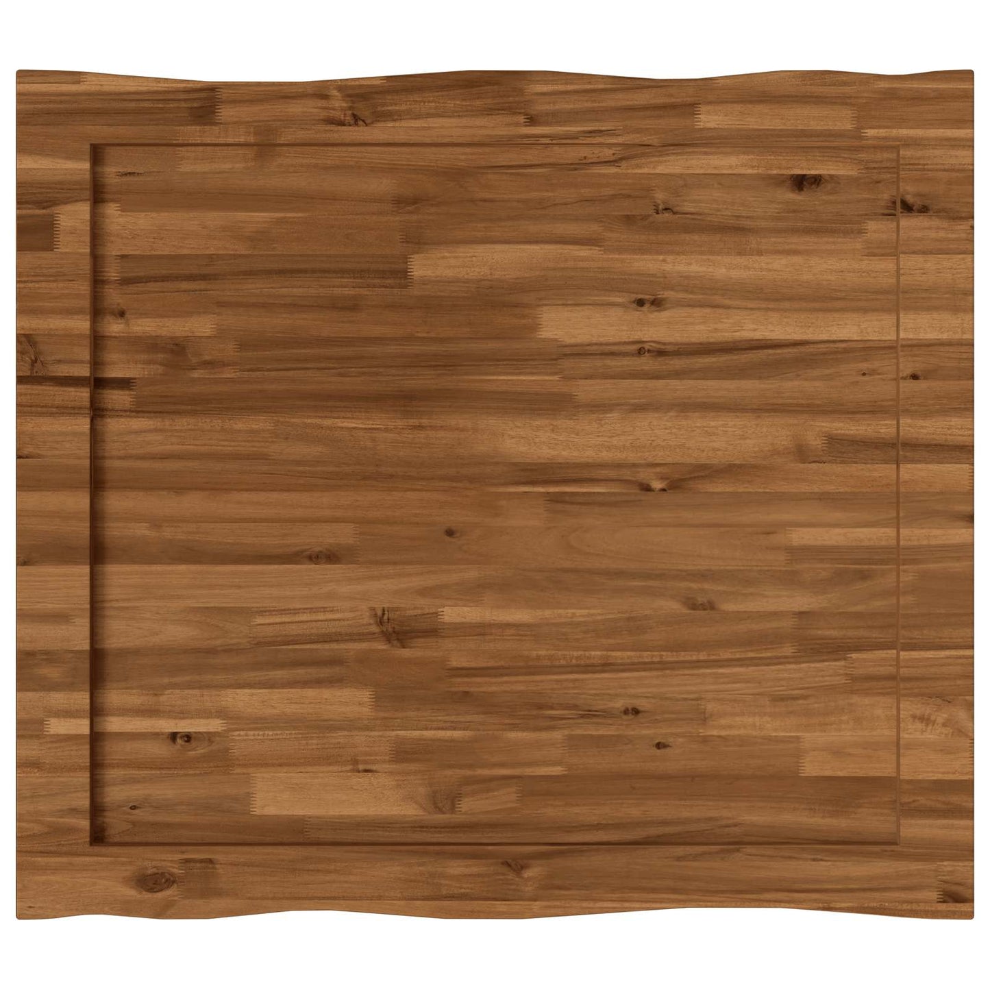 Live Edge Table Top 90 x 80 x 3.5 cm Rectangular Natural