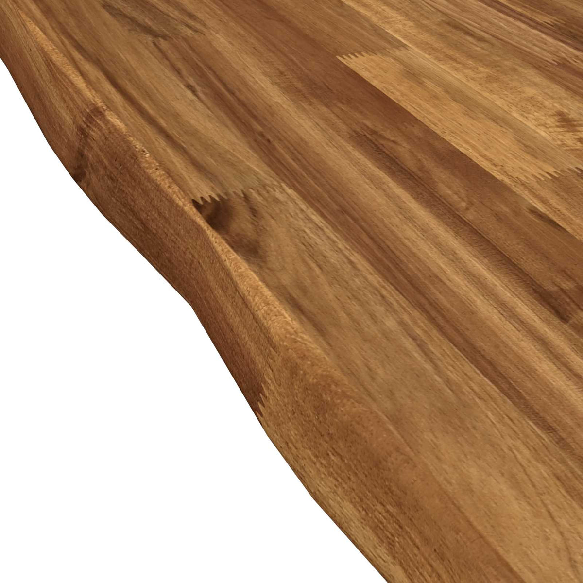 Live Edge Table Top 90 x 90 x 3.2 cm Square Solid Acacia Wood