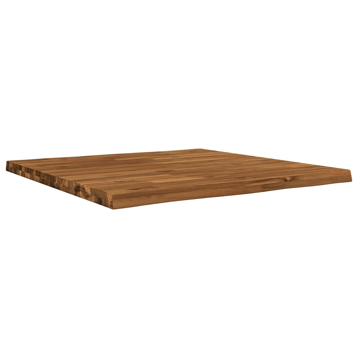 Live Edge Table Top 90 x 90 x 3.2 cm Square Solid Acacia Wood