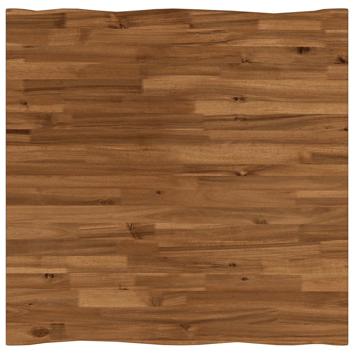Live Edge Table Top 90 x 90 x 3.2 cm Square Solid Acacia Wood