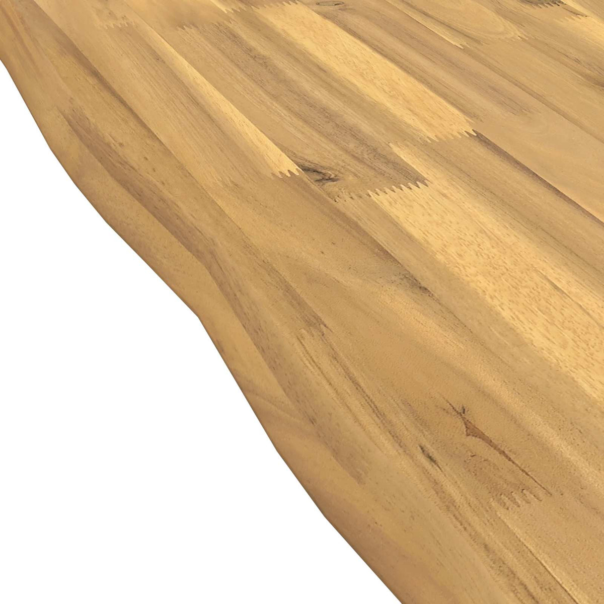 Live Edge Table Top 90 x 90 x 3.2 cm Square Solid Acacia Wood