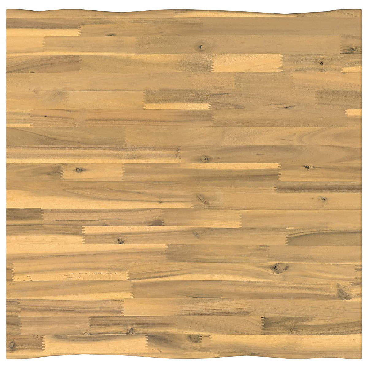 Live Edge Table Top 90 x 90 x 3.2 cm Square Solid Acacia Wood