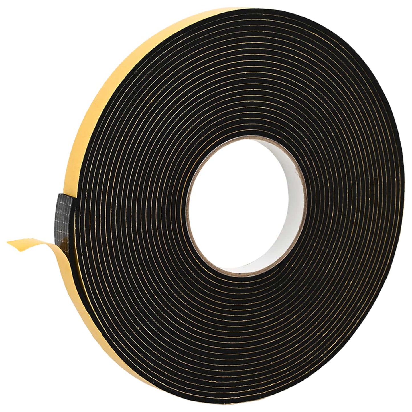 Self-adhesive Foam Tape 5 pcs Black 15mm x 10m CR Foam